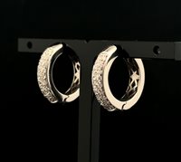 Earrings Woman Cerchi in White Gold Diamante Cianfrone Gioielli 76983
